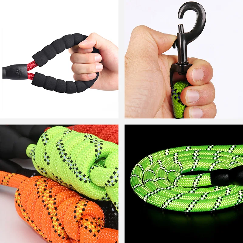 Reflective Traction Rope Nylon Dog Leash Multicolor Walking Training Lead Rope Pet Supplies Medium Large Dogs Camping Backyard
Reflective Traction Rope Nylon Dog Leash Multicolor Walking Training Lead Rope Pet Supplies Medium Large Dogs Camping Backyard