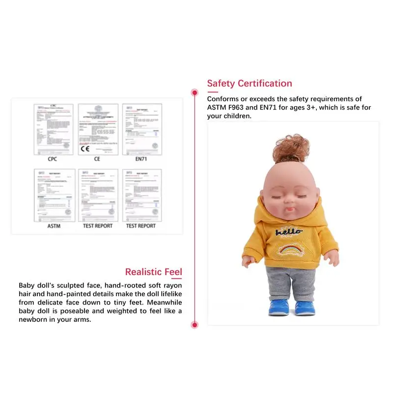 RSG 22cm Bebe Reborn Doll Toy For Girls Accompany Doll Close Eye Boy Cute Doll Kids Christmas Birthday Gift Fast Shipping
RSG 22cm Bebe Reborn Doll Toy For Girls Accompany Doll Close Eye Boy Cute Doll Kids Christmas Birthday Gift Fast Shipping