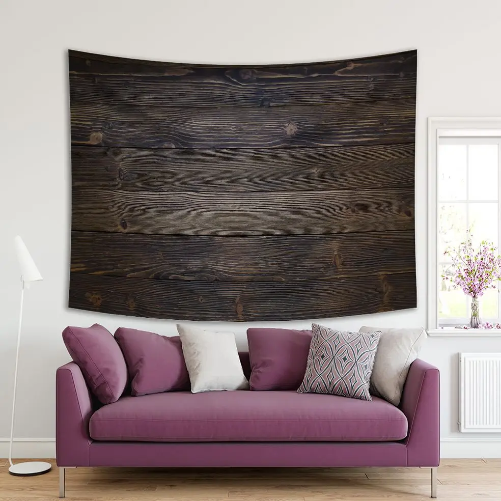Tapestry Natural Dark Wooden Panels Old Wooden Wall Vintage Country House Oak Wood Photo Printed Brown
Tapestry Natural Dark Wooden Panels Old Wooden Wall Vintage Country House Oak Wood Photo Printed Brown
