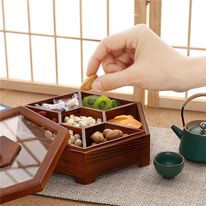 Solid Wood Fruit Tray Innovative Snack Organizer for Living Room Desktop Snack Storage Box Household Kitchen Sorting Box
Solid Wood Fruit Tray Innovative Snack Organizer for Living Room Desktop Snack Storage Box Household Kitchen Sorting Box
