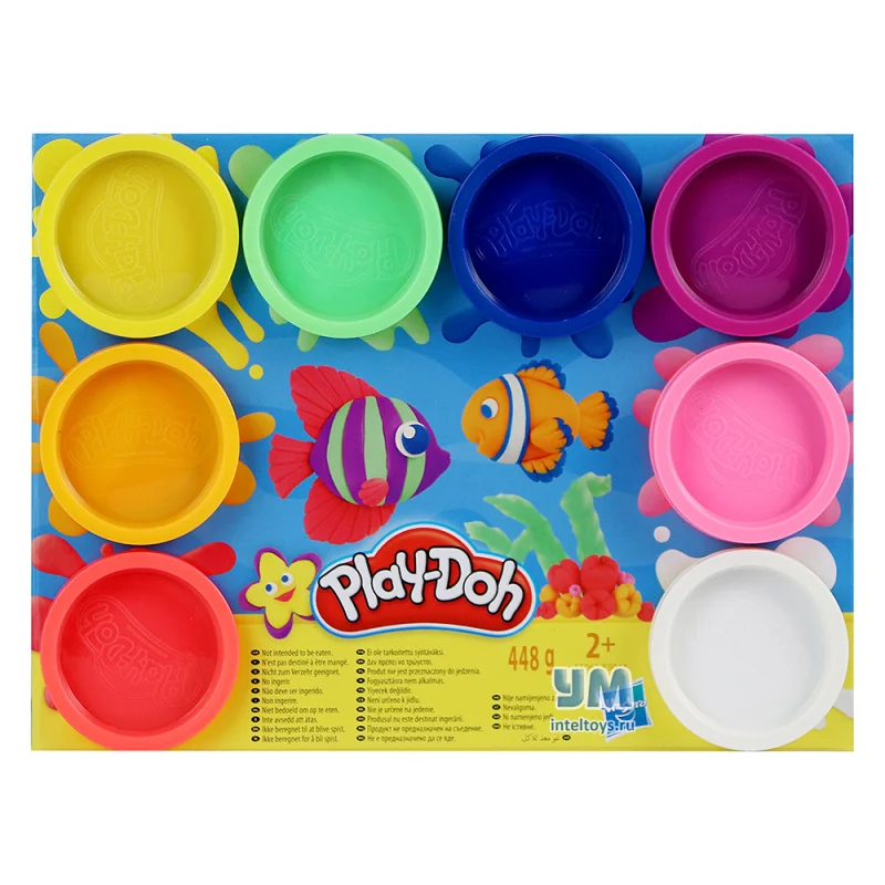 Игровой набор пластилина Play-Doh 8 цветов | Игрушки и хобби