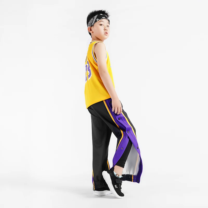 Basketball Pants For Kids Boys Trousers Side Split Snap Button Joggers Workout Keep Warm Windproof Training Tear Away Trackpant
Basketball Pants For Kids Boys Trousers Side Split Snap Button Joggers Workout Keep Warm Windproof Training Tear Away Trackpant