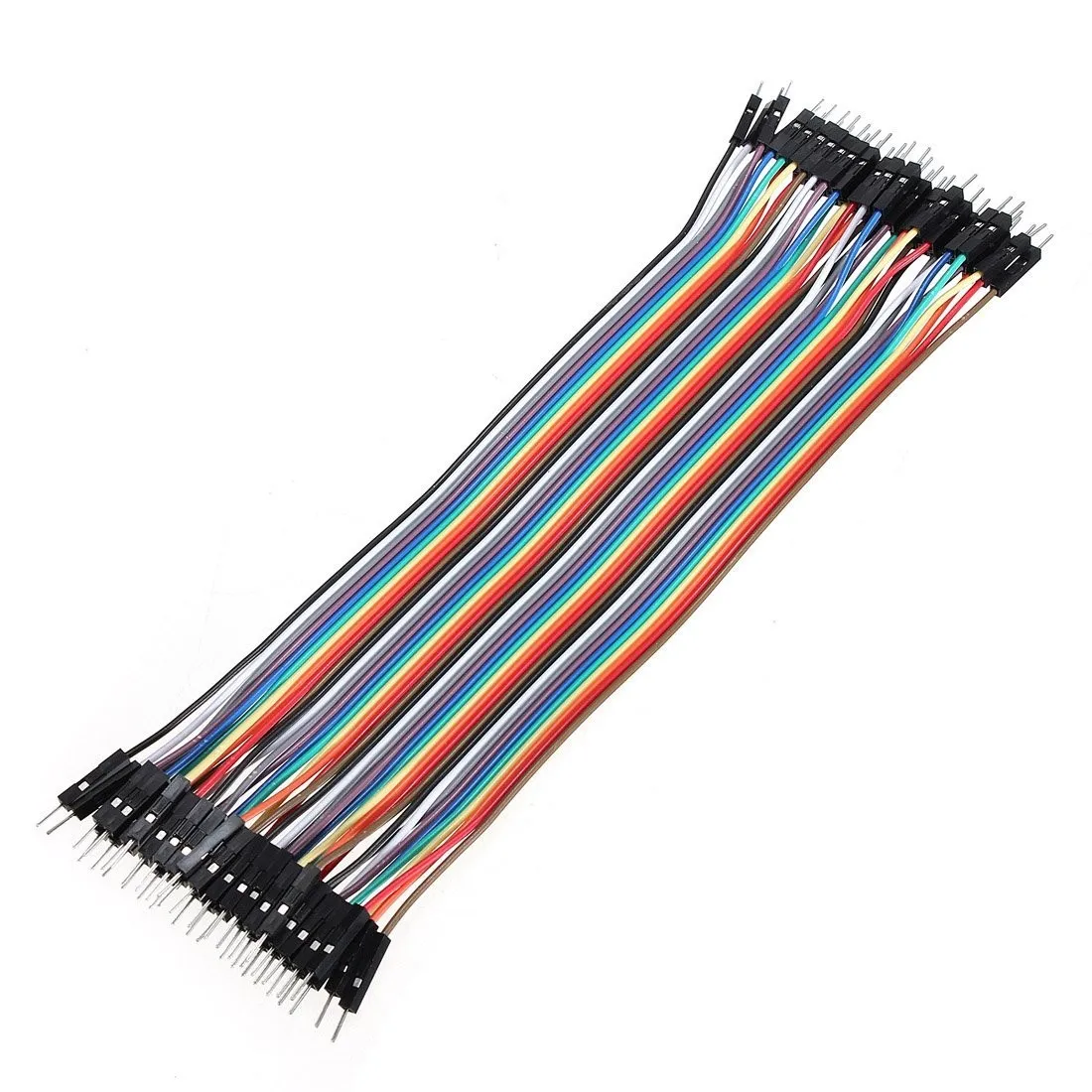 40 кабели см мужской Перемычка dupont 2 54 arduino печатную плату |