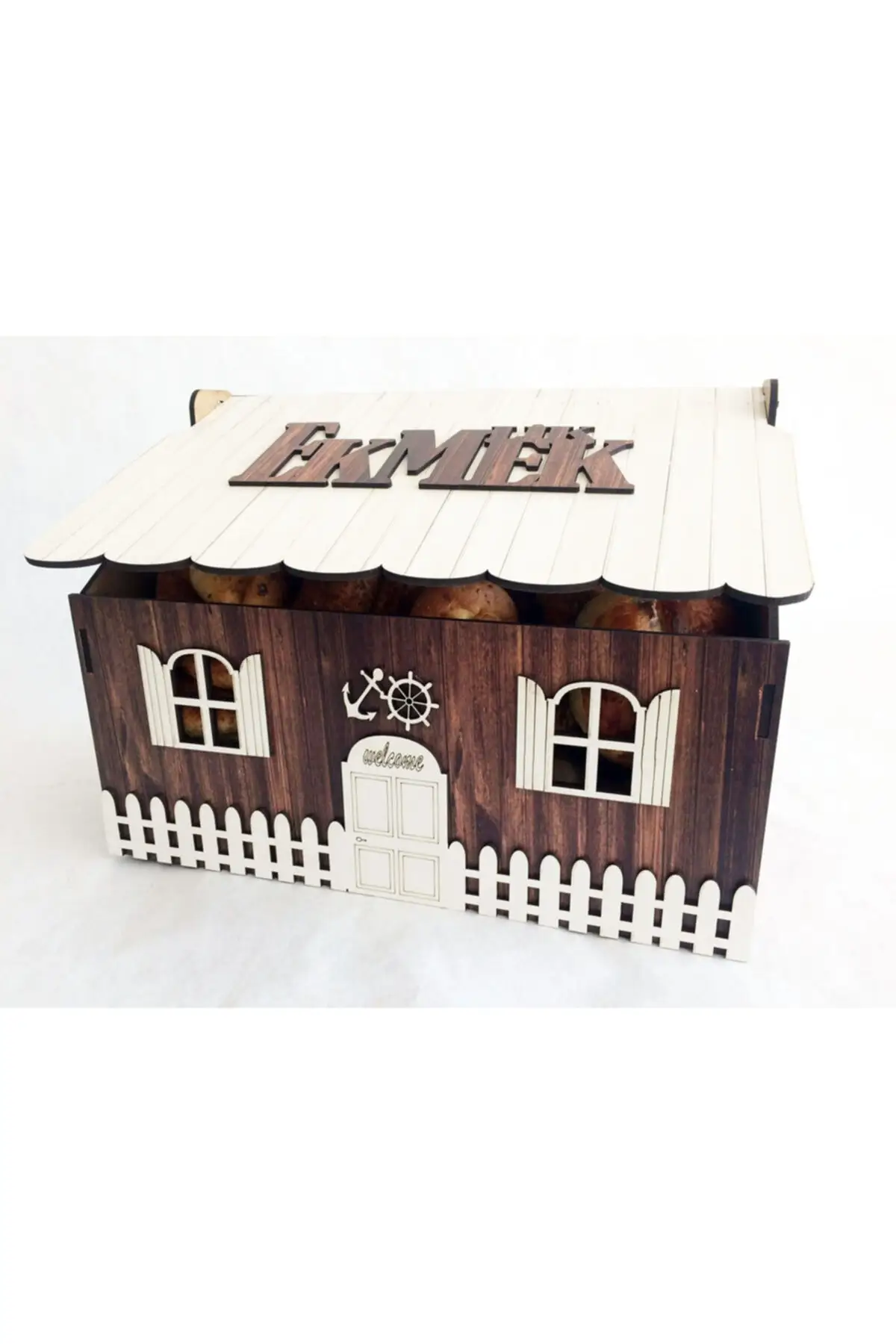 Wooden House-Look Bread Storage Box Desktop Snack Storage Box Home Finishing Storage Box Tumbled Wood Breadbasket Custom Design
Wooden House-Look Bread Storage Box Desktop Snack Storage Box Home Finishing Storage Box Tumbled Wood Breadbasket Custom Design