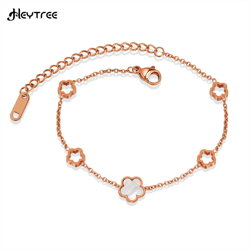 Heytree Luxury Elegant White Shell Flower Chain Bracelet For Women Fashion Stainless Steel Bracelets On Hand 2021 Jewelry Gifts
Heytree Luxury Elegant White Shell Flower Chain Bracelet For Women Fashion Stainless Steel Bracelets On Hand 2021 Jewelry Gifts