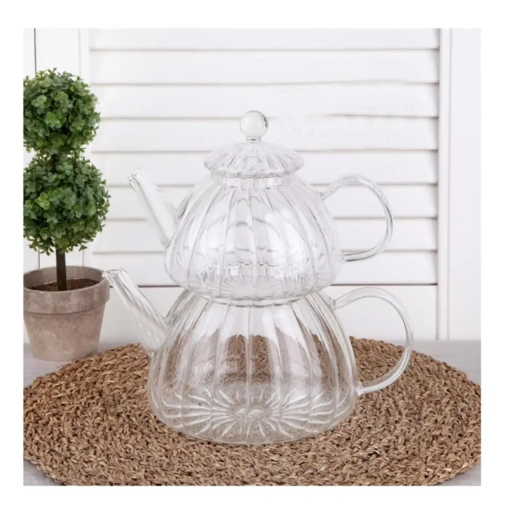Borosilicate Teapot Heat Resistant handmade tea set coffee resistant lovely decorative clear teapot glass optical beverage new
Borosilicate Teapot Heat Resistant handmade tea set coffee resistant lovely decorative clear teapot glass optical beverage new