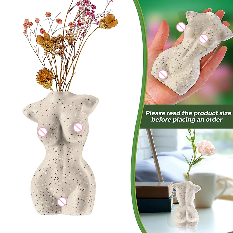 Female Body Art Vase Flower Desk Ornaments Porcelain Woman Bust Vase Crafts Resin Nordic Home Decor Livingroom Table Accessories
Female Body Art Vase Flower Desk Ornaments Porcelain Woman Bust Vase Crafts Resin Nordic Home Decor Livingroom Table Accessories