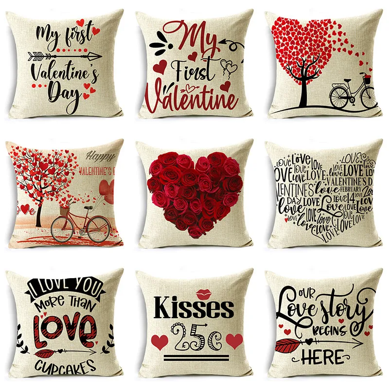 Valentine's Day Decorative Pillowcase Sofa Cushion Cover Bed Pillowcase Home Decoration Car Cushion Cover 45*45cm
Valentine's Day Decorative Pillowcase Sofa Cushion Cover Bed Pillowcase Home Decoration Car Cushion Cover 45*45cm