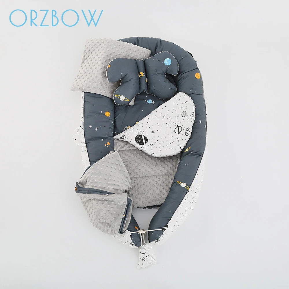 Orzbow 5PCS Baby Nest Bed with Pillow Portable Crib Travel Bed Infant Toddler Cotton Cradle for Newborn Child Bed Bassinet
Orzbow 5PCS Baby Nest Bed with Pillow Portable Crib Travel Bed Infant Toddler Cotton Cradle for Newborn Child Bed Bassinet