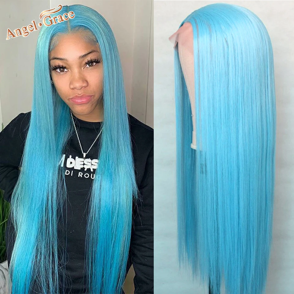 Ombre Blue Color Lace Front Wig 4x4 Lace Closure Highlight Wig Brazilian Straight 13*1 T Part Human Hair Wig Pre Plucked Remy
Ombre Blue Color Lace Front Wig 4x4 Lace Closure Highlight Wig Brazilian Straight 13*1 T Part Human Hair Wig Pre Plucked Remy