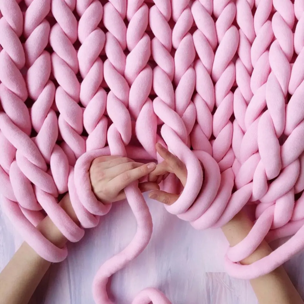 250GChunky Yarn Cotton DIY Hand Knitting Crochet Roving Spinning Blanket Wool Thread Carpet Hat Home Textile Supplies Needlework
250GChunky Yarn Cotton DIY Hand Knitting Crochet Roving Spinning Blanket Wool Thread Carpet Hat Home Textile Supplies Needlework