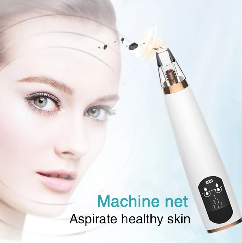 LCD Pore Vacuum Blackhead Remover for Acne Black Dots Pimple Remover Tool Face Deep Cleanser Facial Skin Care Beauty Machine
LCD Pore Vacuum Blackhead Remover for Acne Black Dots Pimple Remover Tool Face Deep Cleanser Facial Skin Care Beauty Machine