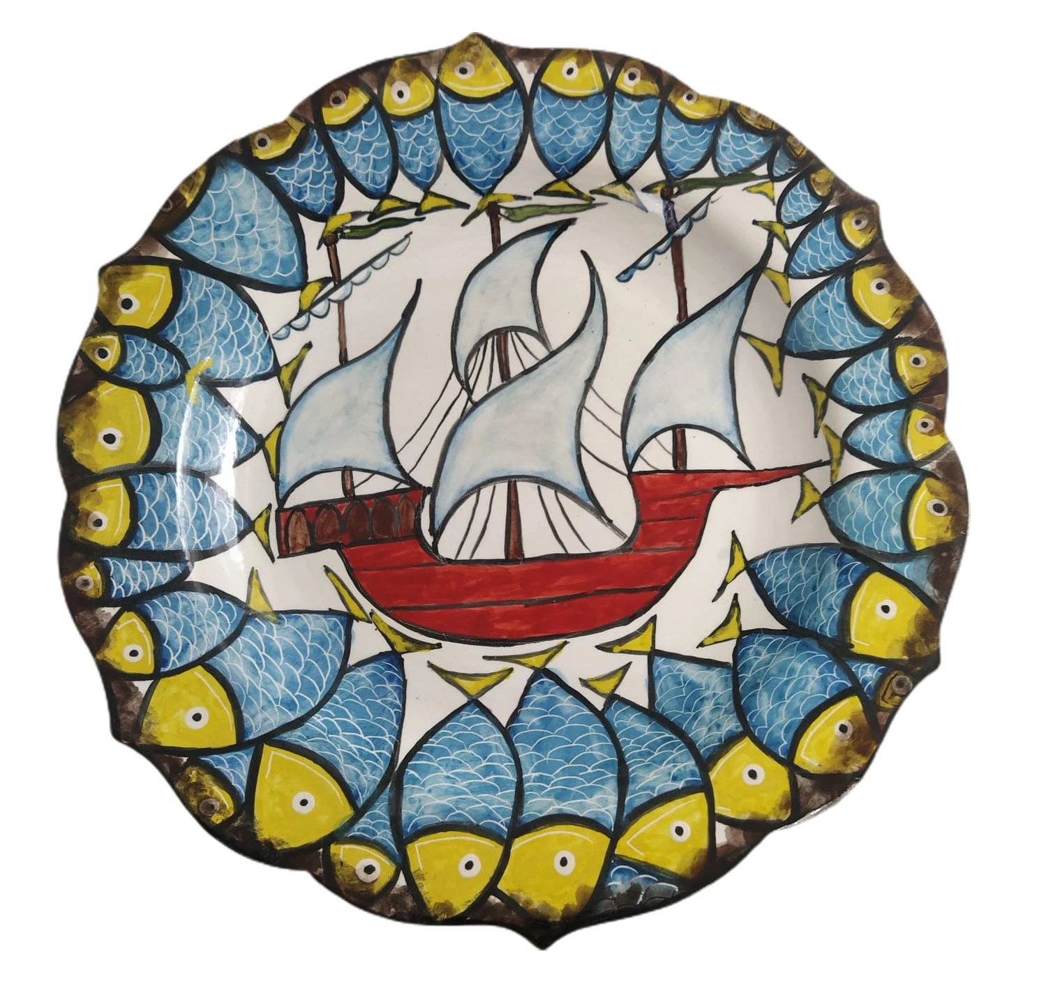 Finecraft Handmade 100% Original and Original Design Ceramic, Tile Decorative Plate Es-640
Finecraft Handmade 100% Original and Original Design Ceramic, Tile Decorative Plate Es-640