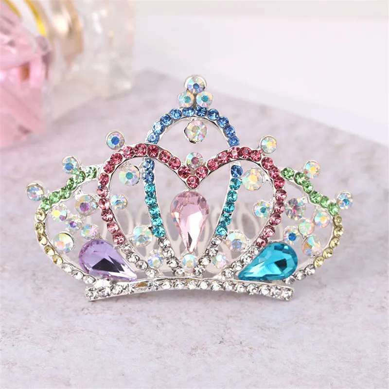 Дешевые красивые детские Праздничная одежда принцессы корона диадема со