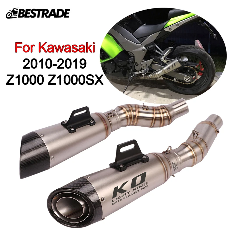 Motorcycle Exhaust System For Kawasaki Z1000 2010-2020 Middle Connect Pipe Slip On 51mm Muffler Tube Left & Right Side Escape
Motorcycle Exhaust System For Kawasaki Z1000 2010-2020 Middle Connect Pipe Slip On 51mm Muffler Tube Left & Right Side Escape