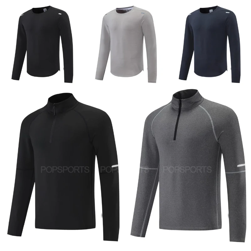 Men Bodybuilding Gym Long Sleeve Halfzip Quick Dry Running Shirt Mesh Jogging Fitness Training Jersey Outdoor Men Sports t shirt
Men Bodybuilding Gym Long Sleeve Halfzip Quick Dry Running Shirt Mesh Jogging Fitness Training Jersey Outdoor Men Sports t shirt