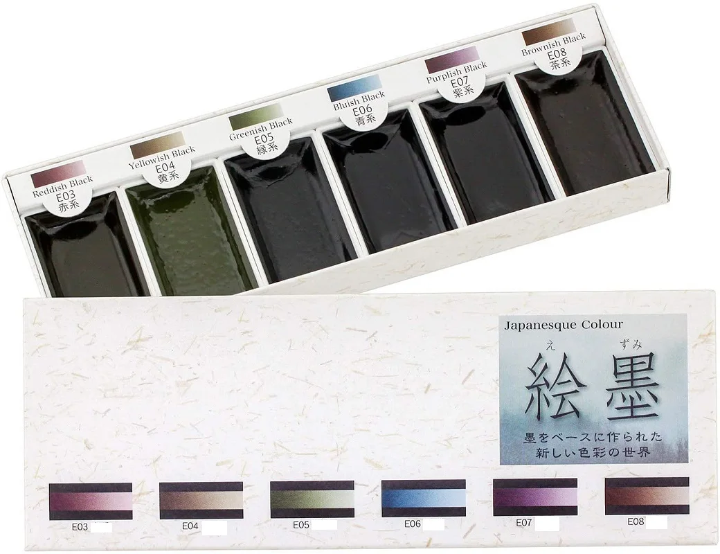 Japan Moyuntang Painted Ming 6-color Set Pearlescent Ink Color Metallic Chameleon Aquarela Chinese Painting Acuarelas Pigment
Japan Moyuntang Painted Ming 6-color Set Pearlescent Ink Color Metallic Chameleon Aquarela Chinese Painting Acuarelas Pigment