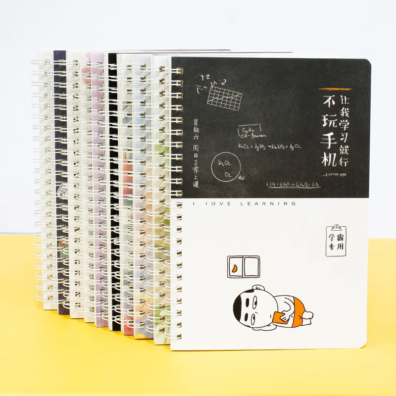 60 Sheet A5 Loose Leaf Cartoon Small Coil Notebook Horizontal Line Notebooks School Office Stationery Small fresh Gift
60 Sheet A5 Loose Leaf Cartoon Small Coil Notebook Horizontal Line Notebooks School Office Stationery Small fresh Gift
