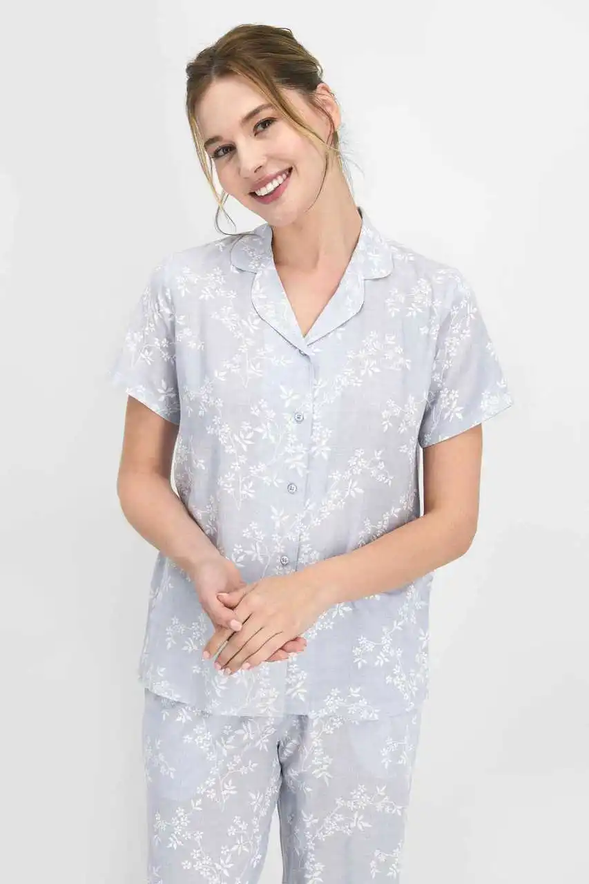 Pajamas Set Women's Short Sleeve Free Shipping From Turkey New Season High Quality
Pajamas Set Women's Short Sleeve Free Shipping From Turkey New Season High Quality