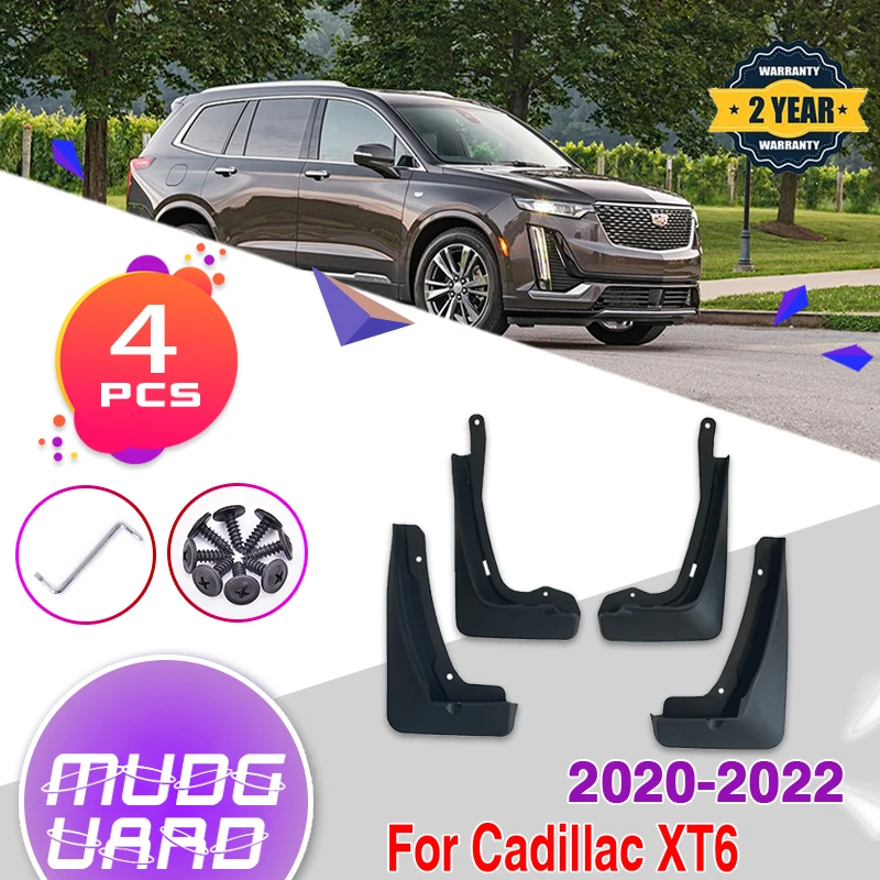 Mudflap Mudguard For Cadillac XT6 2020 2021 2022 Auto Mudflap Fender 4 PCS Flaps Front Rear Mud Splash Guards Car Accessories
Mudflap Mudguard For Cadillac XT6 2020 2021 2022 Auto Mudflap Fender 4 PCS Flaps Front Rear Mud Splash Guards Car Accessories