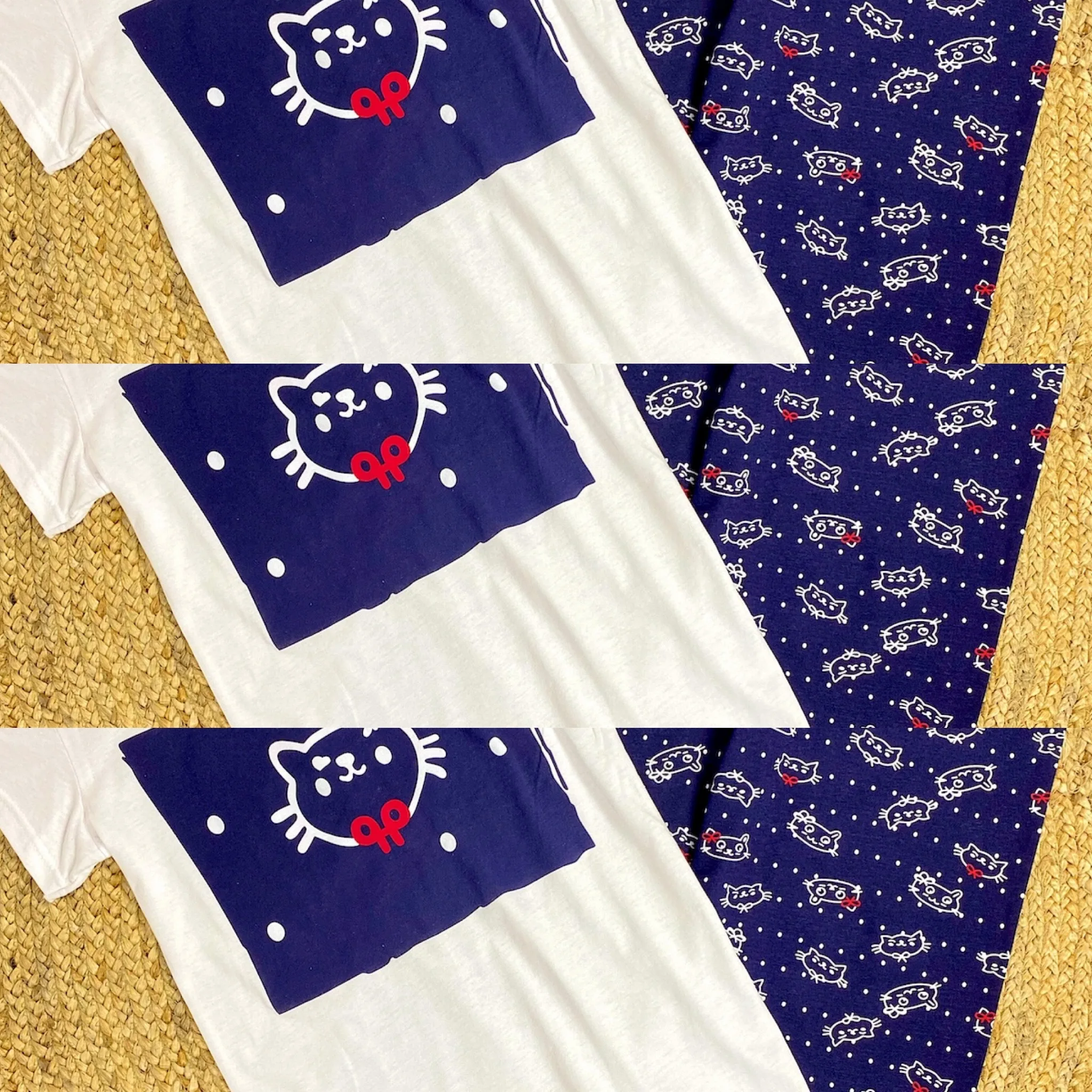 Animal Cartoon Cat Pyjamas Women Pyjma Print Lovely Sleepwear Home Suit Summer Round Neck Sexy Pyjamas Women High Quality Cotton
Animal Cartoon Cat Pyjamas Women Pyjma Print Lovely Sleepwear Home Suit Summer Round Neck Sexy Pyjamas Women High Quality Cotton