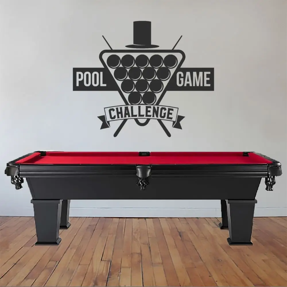 Hot Pool Game Challenge Wall Sticker Decal Sports Sticker Billiard Pool Wall Art Decoration A001032
Hot Pool Game Challenge Wall Sticker Decal Sports Sticker Billiard Pool Wall Art Decoration A001032