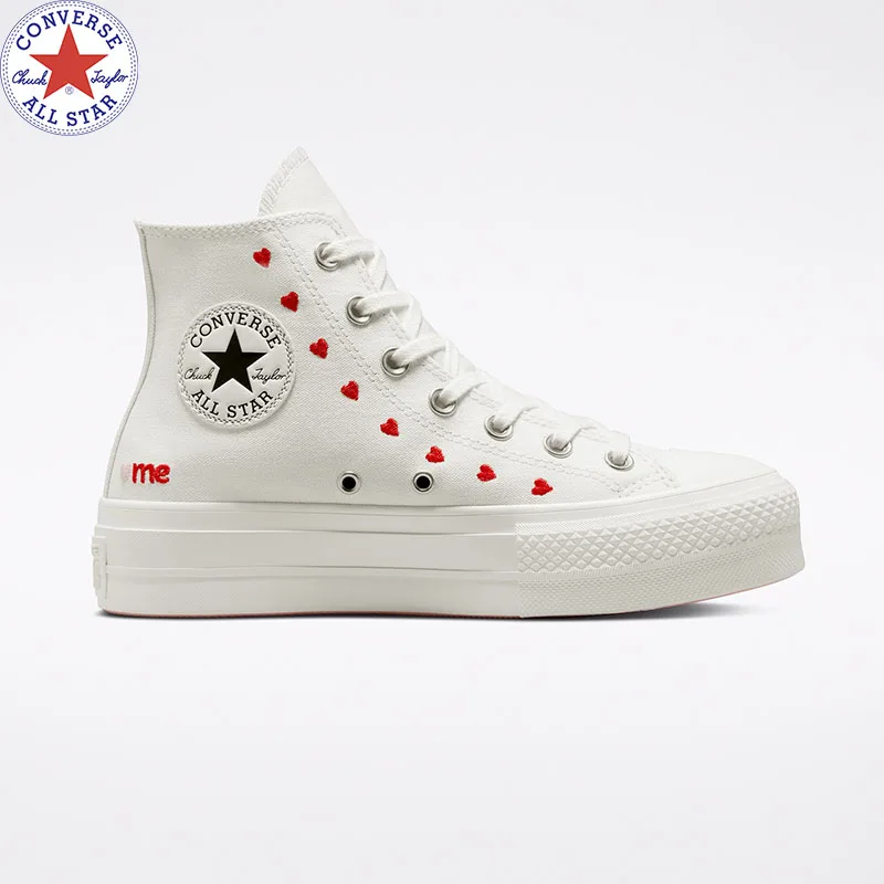 Оригинальные женские кроссовки Converse Chuck Taylor All Star белая спортивная обувь на