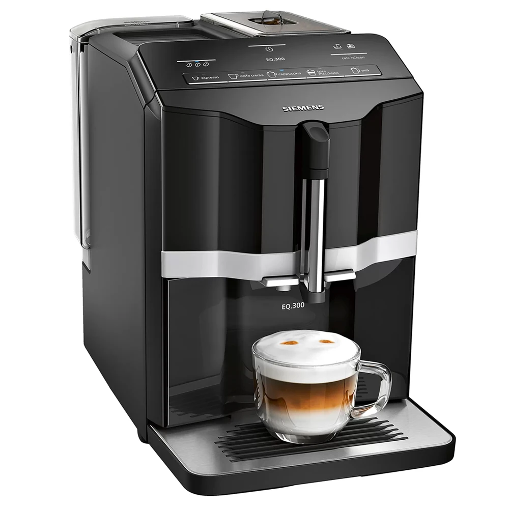 

Siemens Full automatic coffee machine EQ.300. Expresso maker vacuum cafe espresso machine kitchen glass automatic capsule cup