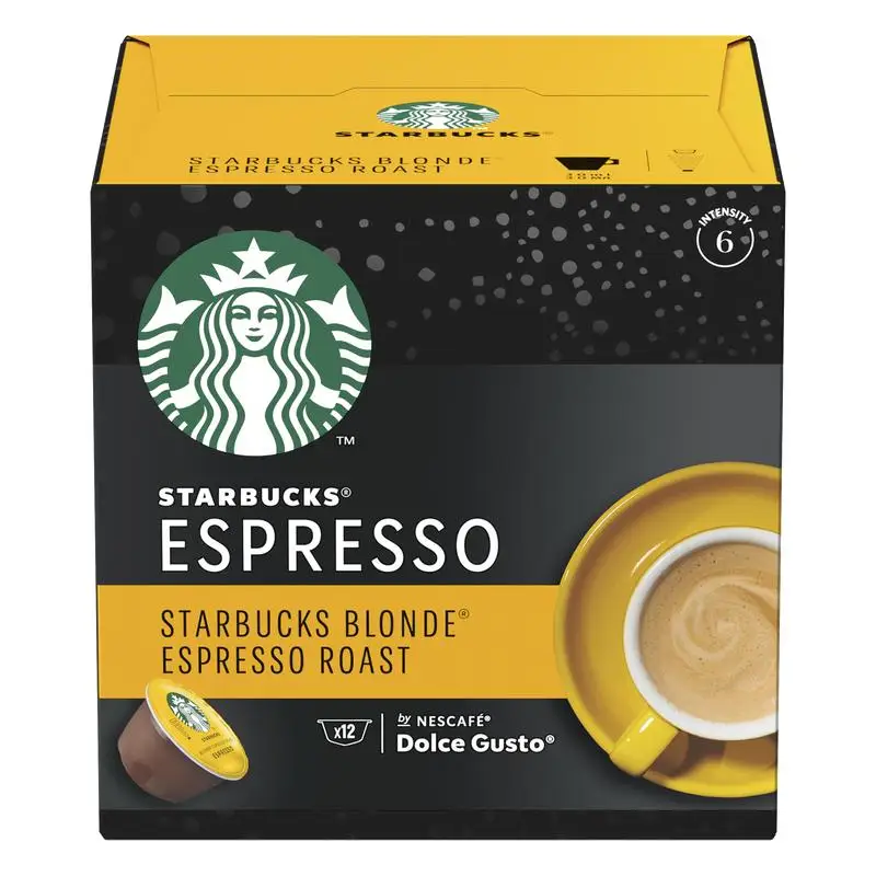 Кофе в капсулах Nescafe Dolce Gusto STARBUCKS Blonde Espresso Roast 12 шт. | Продукты