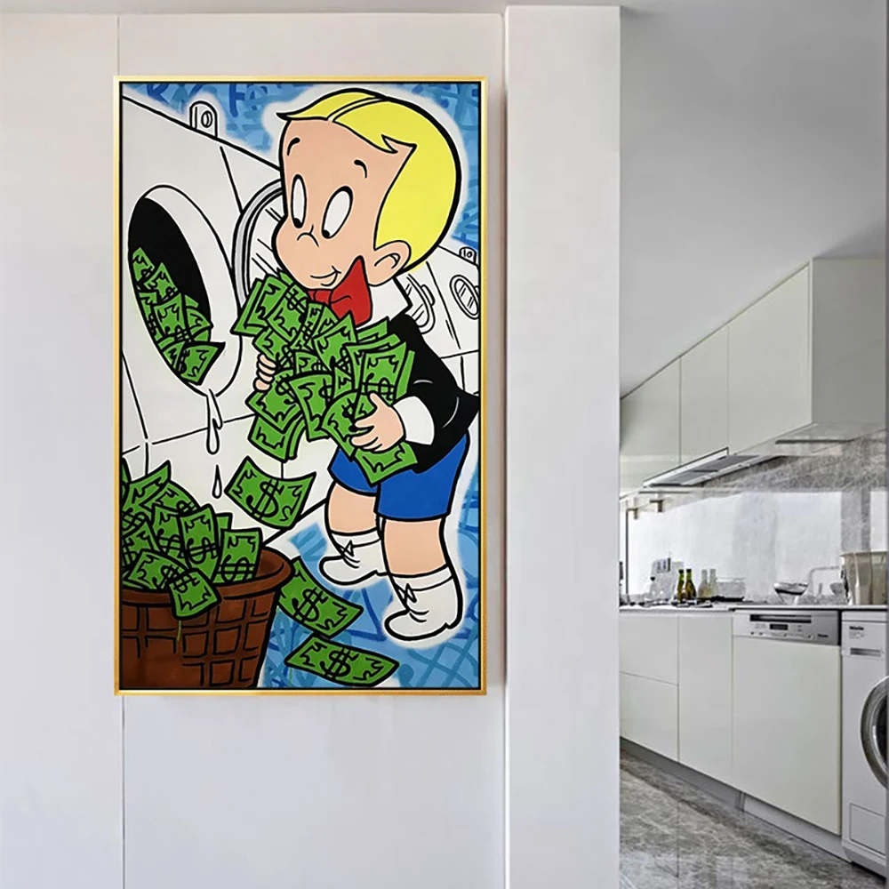 Street Graffiti Money Art Poster Print Abstract Canvas Painting Wall Modern Popularity Home Bedroom Decor Picture Frameless
Street Graffiti Money Art Poster Print Abstract Canvas Painting Wall Modern Popularity Home Bedroom Decor Picture Frameless