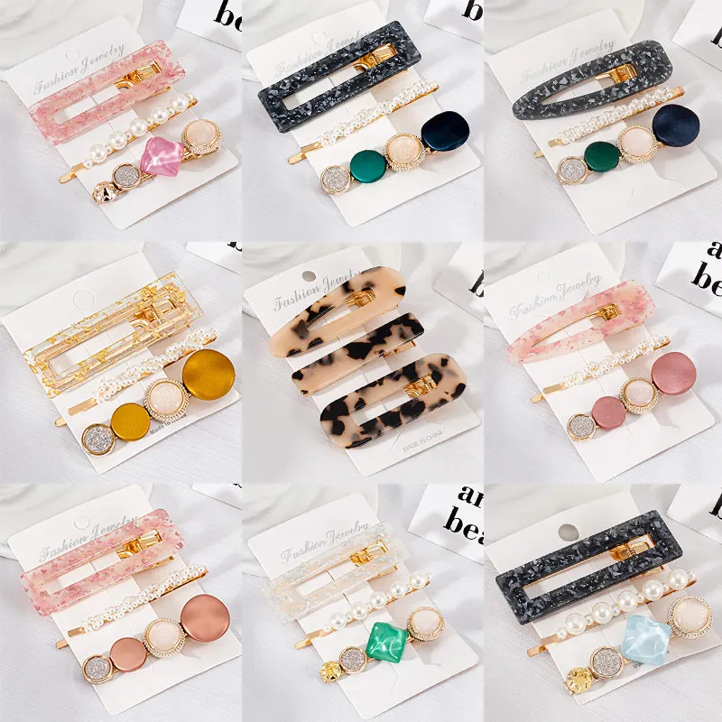 3/PCS/Set Fashion NEW Acrylic Pearl Hair Clips For Women Sweet Girl Simple Hairgrip Hairpins Alloy Handmade INS Hair Accessories
3/PCS/Set Fashion NEW Acrylic Pearl Hair Clips For Women Sweet Girl Simple Hairgrip Hairpins Alloy Handmade INS Hair Accessories