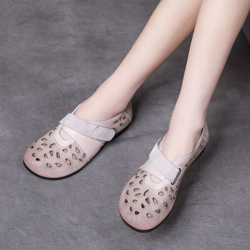 DRKANOL Fashion Handmade Women Loafers 2021 High Quality Hollow Genuine Leather Breathable Summer Flat shoes women Casual Shoes
DRKANOL Fashion Handmade Women Loafers 2021 High Quality Hollow Genuine Leather Breathable Summer Flat shoes women Casual Shoes