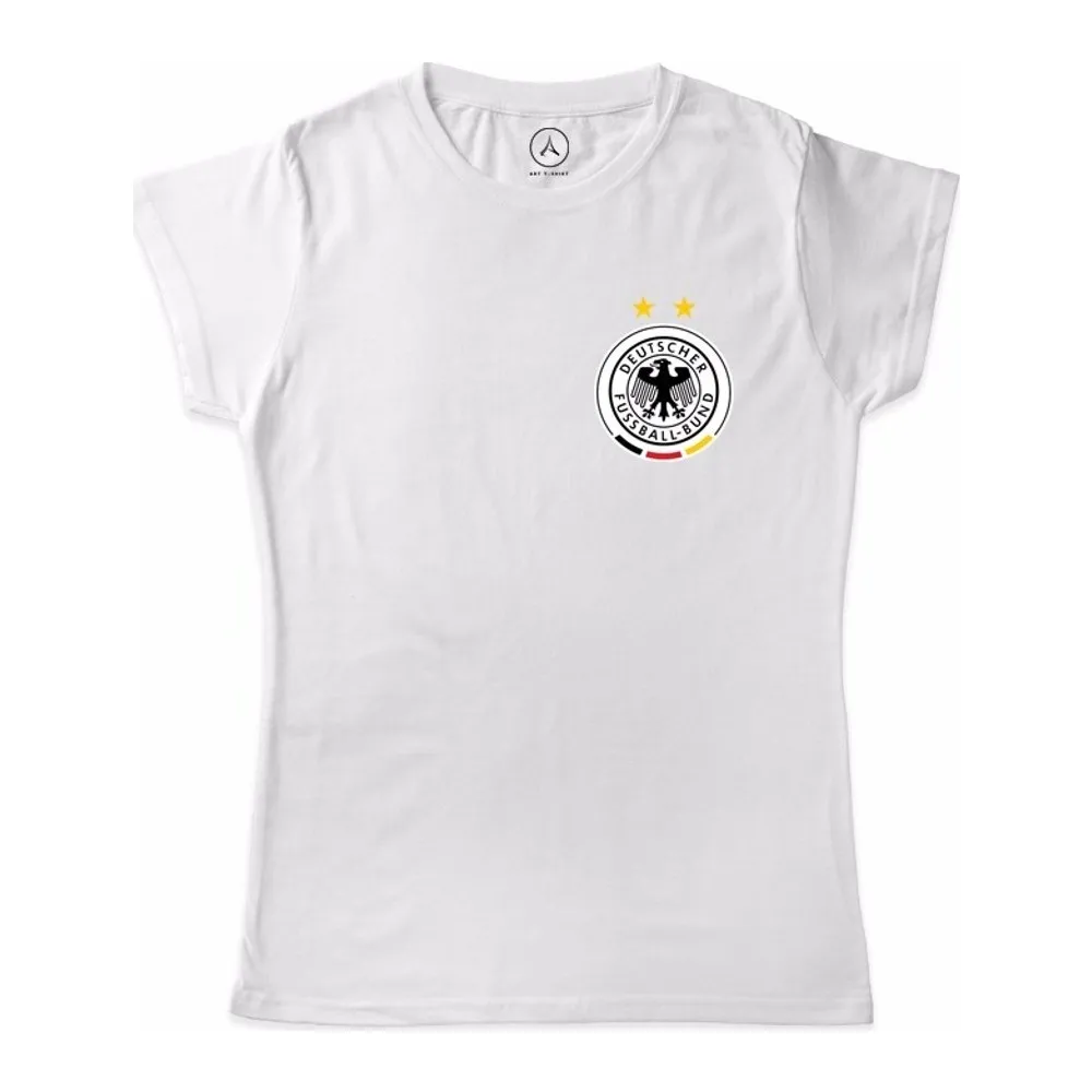 Germany National Team Chest Logo Women T-Shirt Black And White Colors Digital Printed Casual
Germany National Team Chest Logo Women T-Shirt Black And White Colors Digital Printed Casual