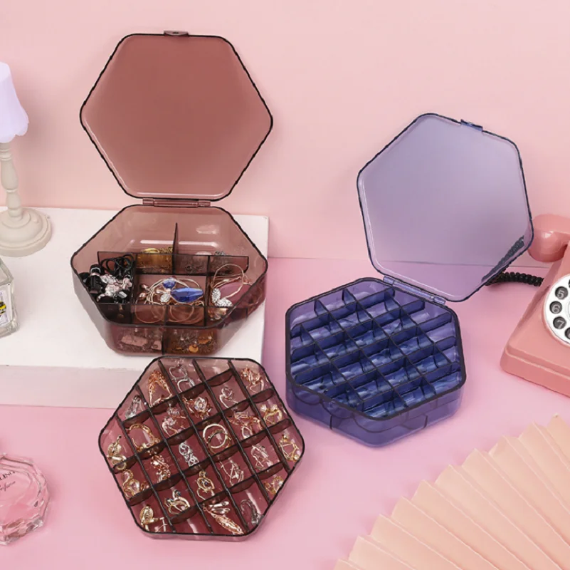 Clear Jewelry Box Acrylic Portable Double Layer Container Organizer Makeup Cosmetic Storage Case for Earrings Rings Necklace
Clear Jewelry Box Acrylic Portable Double Layer Container Organizer Makeup Cosmetic Storage Case for Earrings Rings Necklace