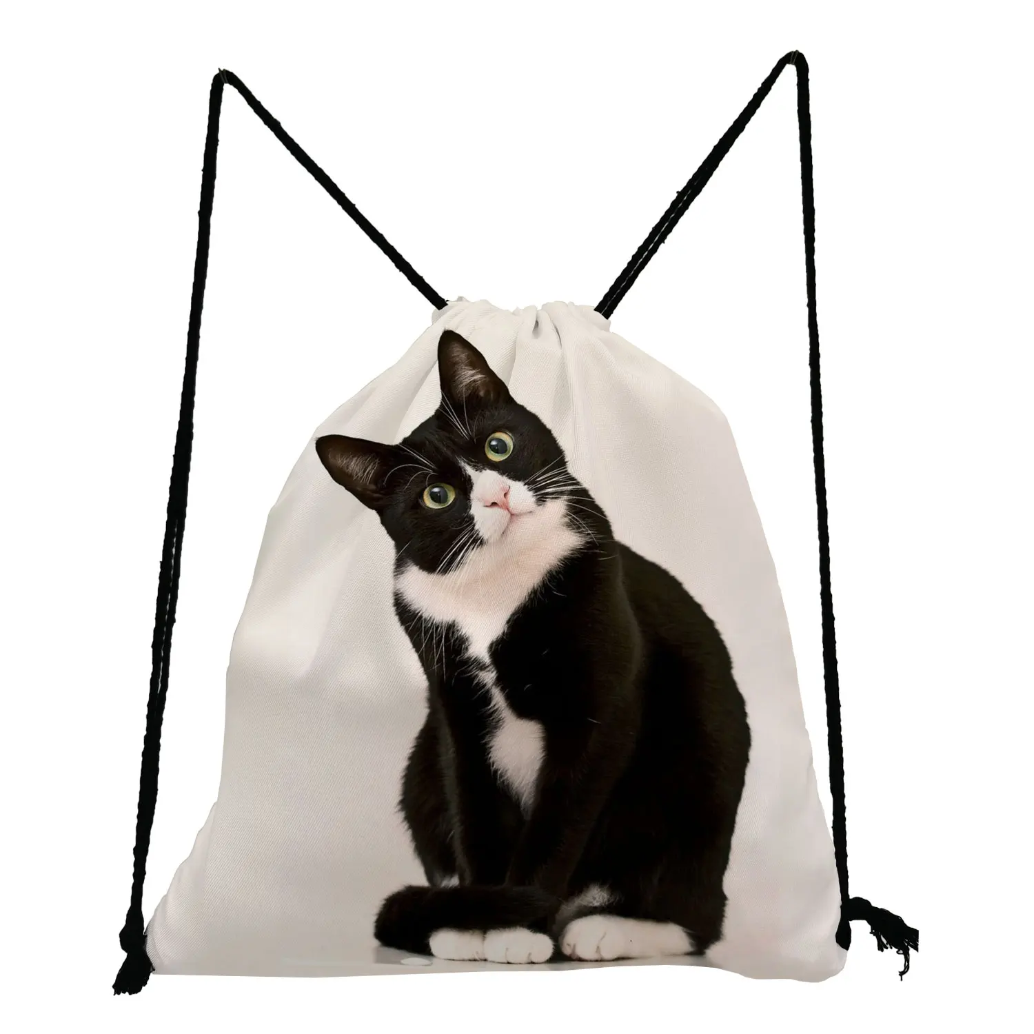 Large Capacity Teenage Boys Girls Bookbag Cute Cat Printed Backpack Bag Gym Travel Drawstring Bags Fashion Unisex Bag For Shoes
Large Capacity Teenage Boys Girls Bookbag Cute Cat Printed Backpack Bag Gym Travel Drawstring Bags Fashion Unisex Bag For Shoes