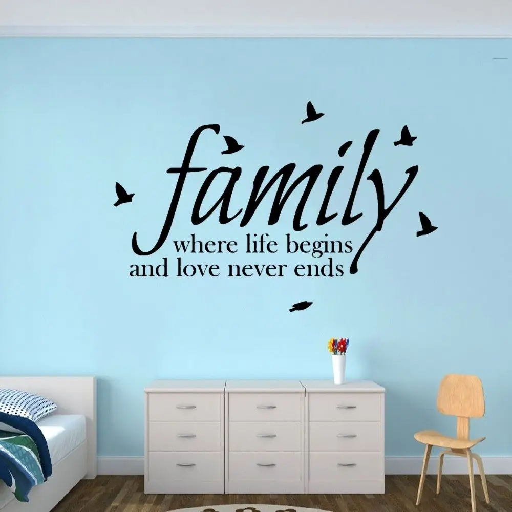 Family Sticker Family Quote Wall Decal Home Living And Bed Room Decoration Removable A003310
Family Sticker Family Quote Wall Decal Home Living And Bed Room Decoration Removable A003310