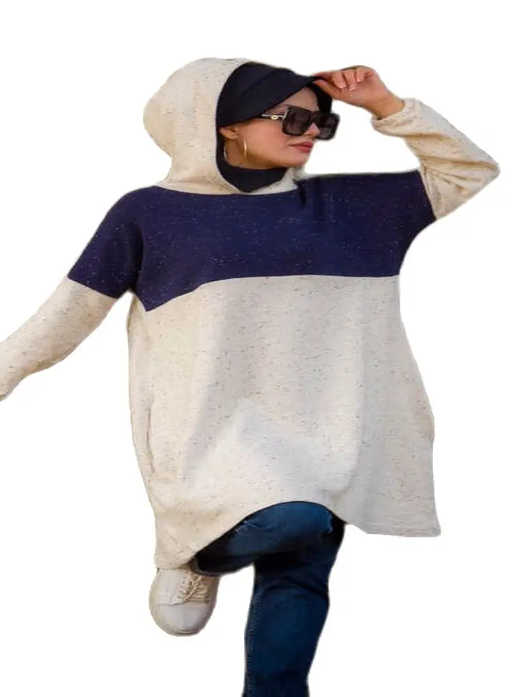 2022 Turkey Autumn-Winter Hooded Muslim Hijab Dress Women Abaya Dubai-African Gray Long Tunic Islamic Clothing Ramadan Caftan Trend Lux Fashion Woven Knitted Fabrics Keeps Warm Stylish Design
2022 Turkey Autumn-Winter Hooded Muslim Hijab Dress Women Abaya Dubai-African Gray Long Tunic Islamic Clothing Ramadan Caftan Trend Lux Fashion Woven Knitted Fabrics Keeps Warm Stylish Design