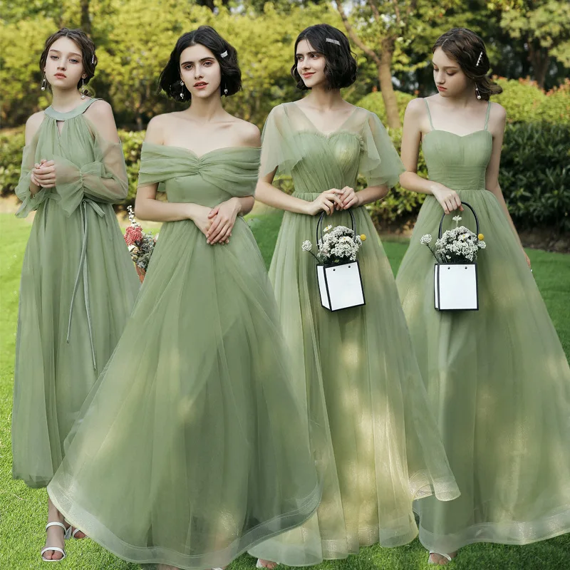 Party Prom Evening Dresse Maxi Bridesmaid Dress Formal Gown Off Shoulder Vestido Noiva Sereia Robe De Soiree illusion Green
Party Prom Evening Dresse Maxi Bridesmaid Dress Formal Gown Off Shoulder Vestido Noiva Sereia Robe De Soiree illusion Green