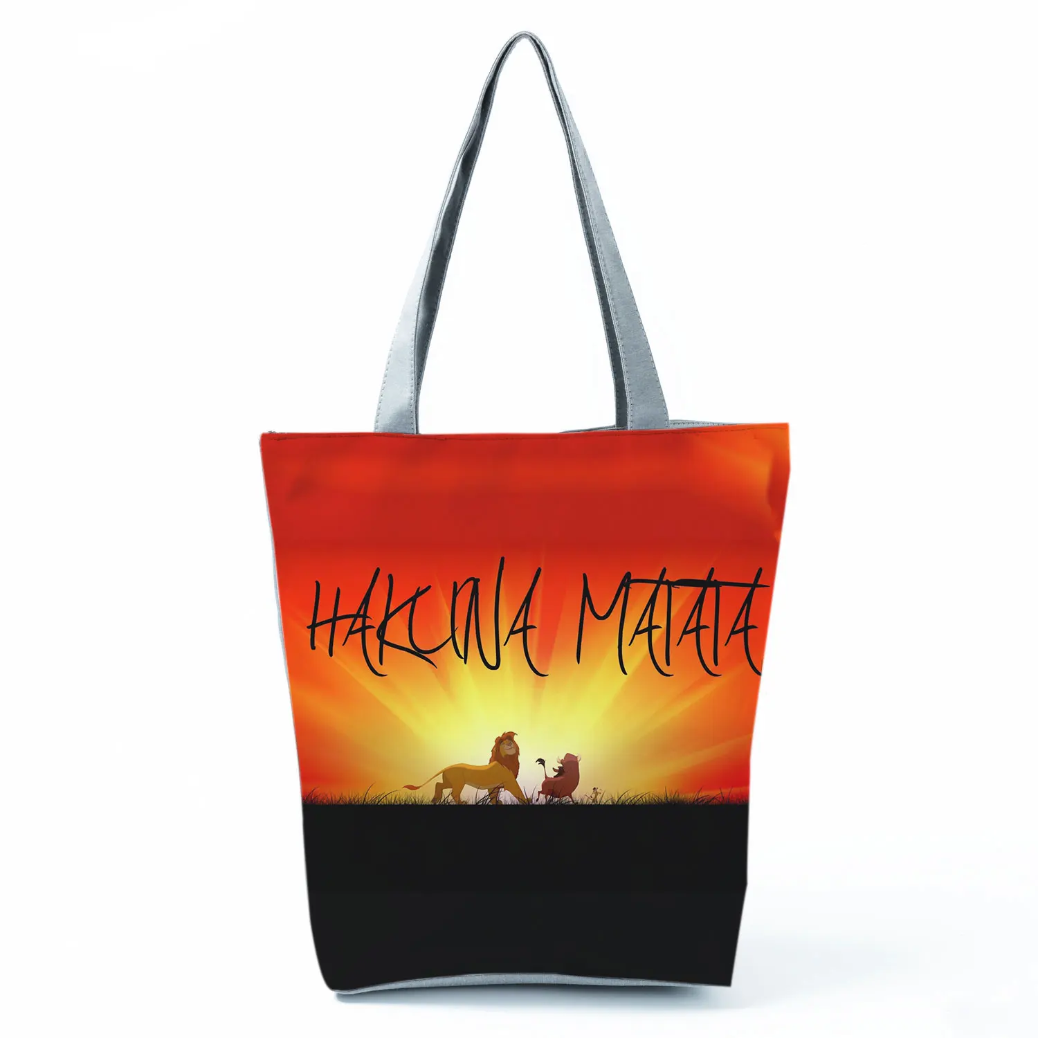 Disney The Lion King Printed Handbag Women Shoulder Bag High Capacity Eco Reusable Shopping Bag Orange Beach Tote Custom Pattern
Disney The Lion King Printed Handbag Women Shoulder Bag High Capacity Eco Reusable Shopping Bag Orange Beach Tote Custom Pattern