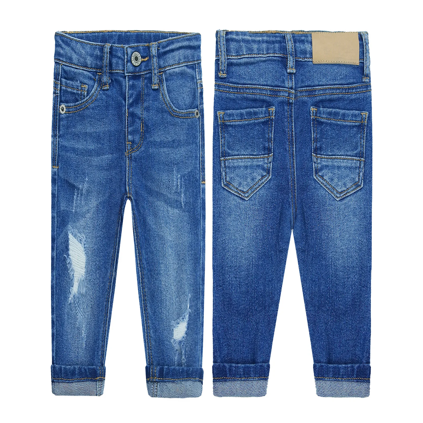 KIDSCOOL SPACE Baby Little Boys Girls Jeans Elastic Inside Ripped Distressed Denim Pants Trousers
KIDSCOOL SPACE Baby Little Boys Girls Jeans Elastic Inside Ripped Distressed Denim Pants Trousers