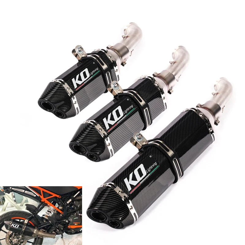 Motorcycle Exhaust Pipe Two-outlet Muffler Mid Link Tube Connect Slip On Modified For Duke 125 250 390 RC390 2017 2018 2019 2020
Motorcycle Exhaust Pipe Two-outlet Muffler Mid Link Tube Connect Slip On Modified For Duke 125 250 390 RC390 2017 2018 2019 2020