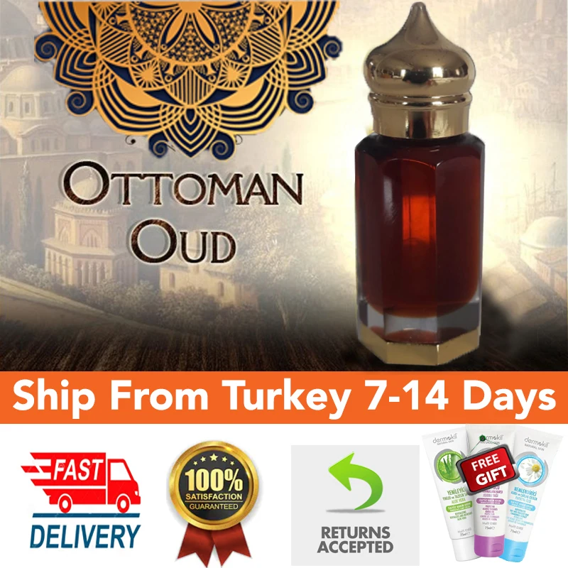 

OTTOMAN OUD Attar Musk Amber ORIENTAL ARABIAN No-Alcohol Exotic Perfume Oil Fragrance