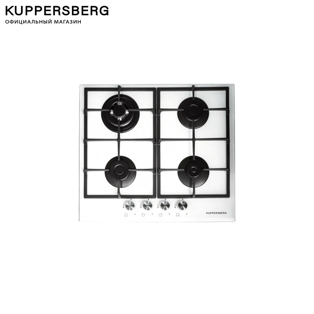 Газовая варочная поверхность KUPPERSBERG FQ 65 W|Встраиваемые варочные панели| |