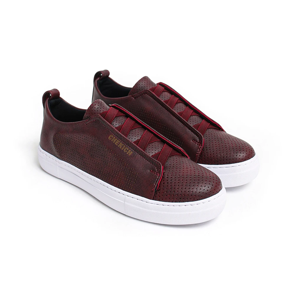 Chekich Women Shoes Claret Red Artificial Leather Elastic Band Fall Season New Fashion Casual Breathable Odorless Sneakers Comfortable White Outsole Office Fashion Wedding Daily Walking Shoes Lightweight CH011 Women
Chekich Women Shoes Claret Red Artificial Leather Elastic Band Fall Season New Fashion Casual Breathable Odorless Sneakers Comfortable White Outsole Office Fashion Wedding Daily Walking Shoes Lightweight CH011 Women