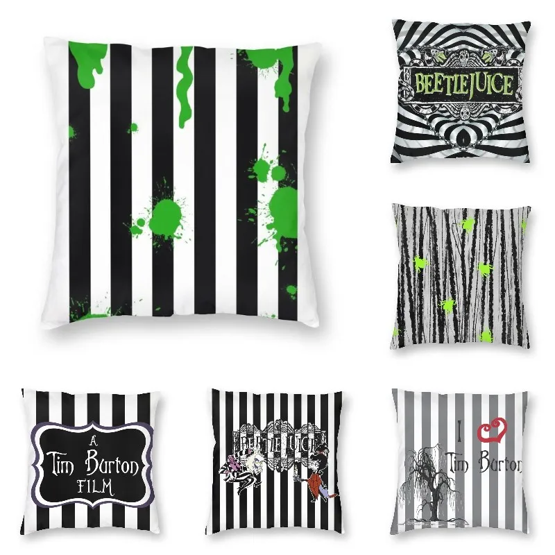 Nordic Beetlejuice Movie Sofa Cushion Cover Polyester Horror Film Tim Burton Halloween Pillow Case Home Decorative
Nordic Beetlejuice Movie Sofa Cushion Cover Polyester Horror Film Tim Burton Halloween Pillow Case Home Decorative