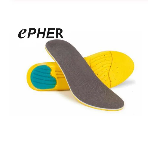 EPHER Memory Foam Shoes Pad 2 пары воздухопроницаемых впитывающих пот ортопедических арок с