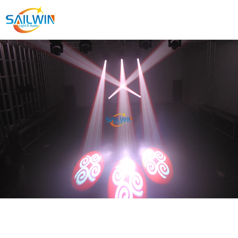 Большая распродажа 150 Вт Lyre LED Moving Head Spot Gobo Light с Powercon 7 цветов + белый сценический