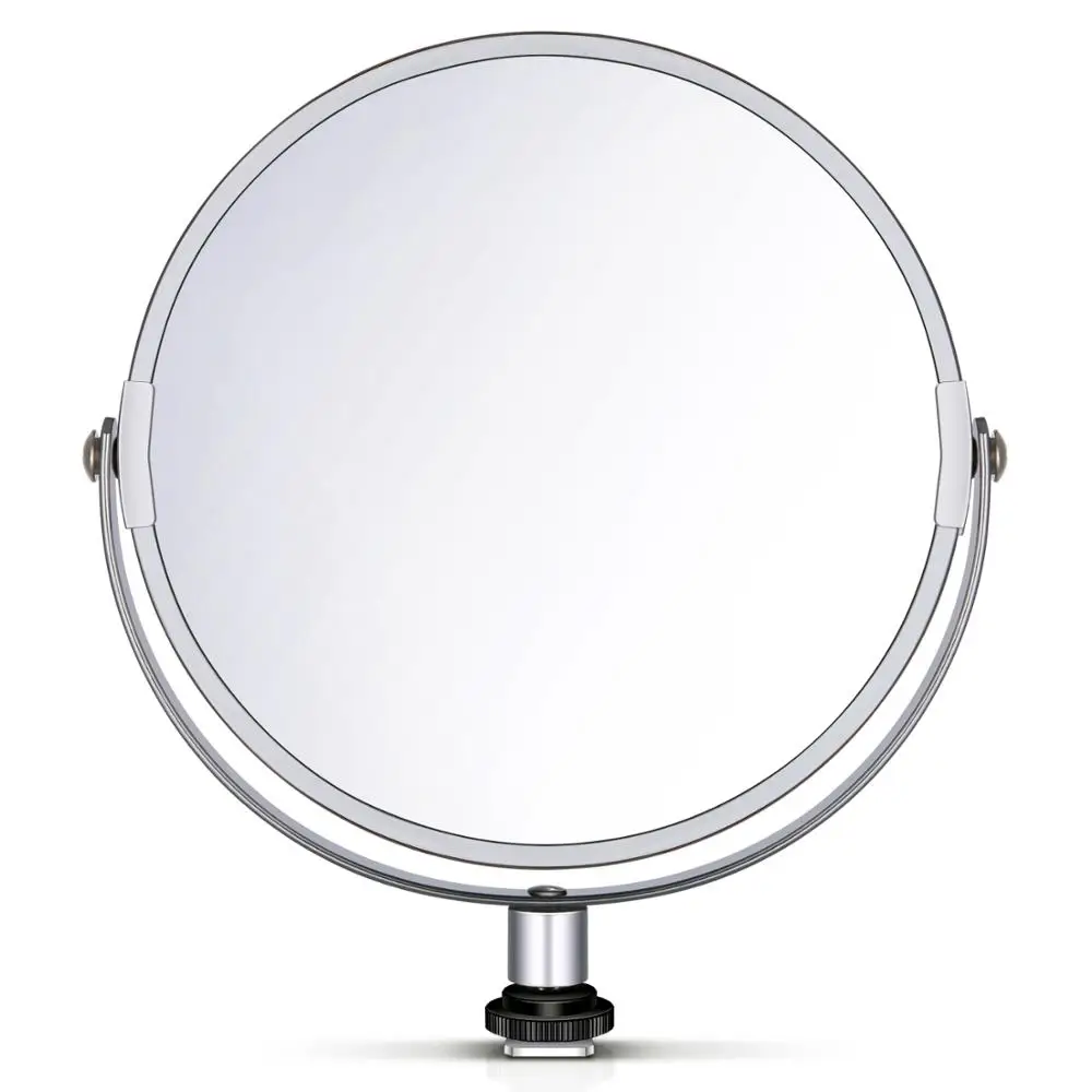 Neewer 8 inches Glass Double-sided Selfie Magnified Circular Makeup Mirror with Adapter for 18 inches Ring Light Selfie Portrait
Neewer 8 inches Glass Double-sided Selfie Magnified Circular Makeup Mirror with Adapter for 18 inches Ring Light Selfie Portrait