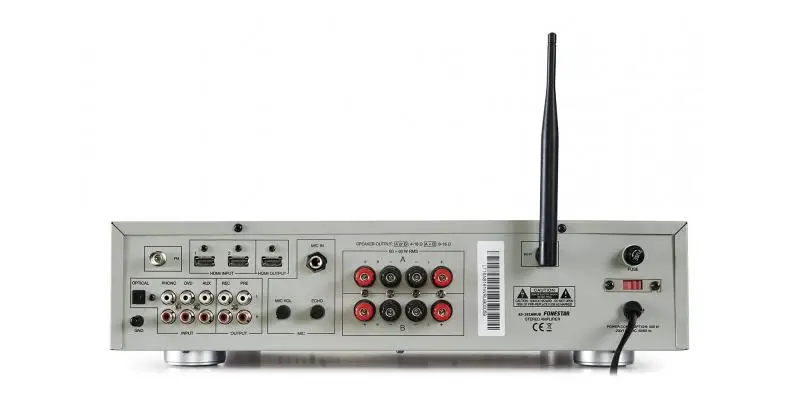 Amplificador Hi-Fi 2x 60wrms USB WiFi серебристый As-161wrub | Компьютеры и офис