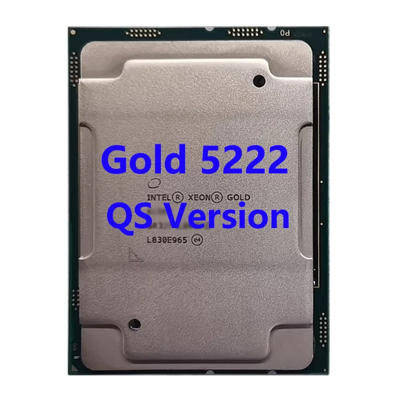 Четырехъядерный процессор Intel Xeon Gold 5222 QS версии 3,8 ГГц 16,5 МБ кэш 8-поточный ЦПУ процессор 105 Вт LGA3647 для семейной материнской платы сервера
Четырехъядерный процессор Intel Xeon Gold 5222 QS версии 3,8 ГГц 16,5 МБ кэш 8-поточный ЦПУ процессор 105 Вт LGA3647 для семейной материнской платы сервера